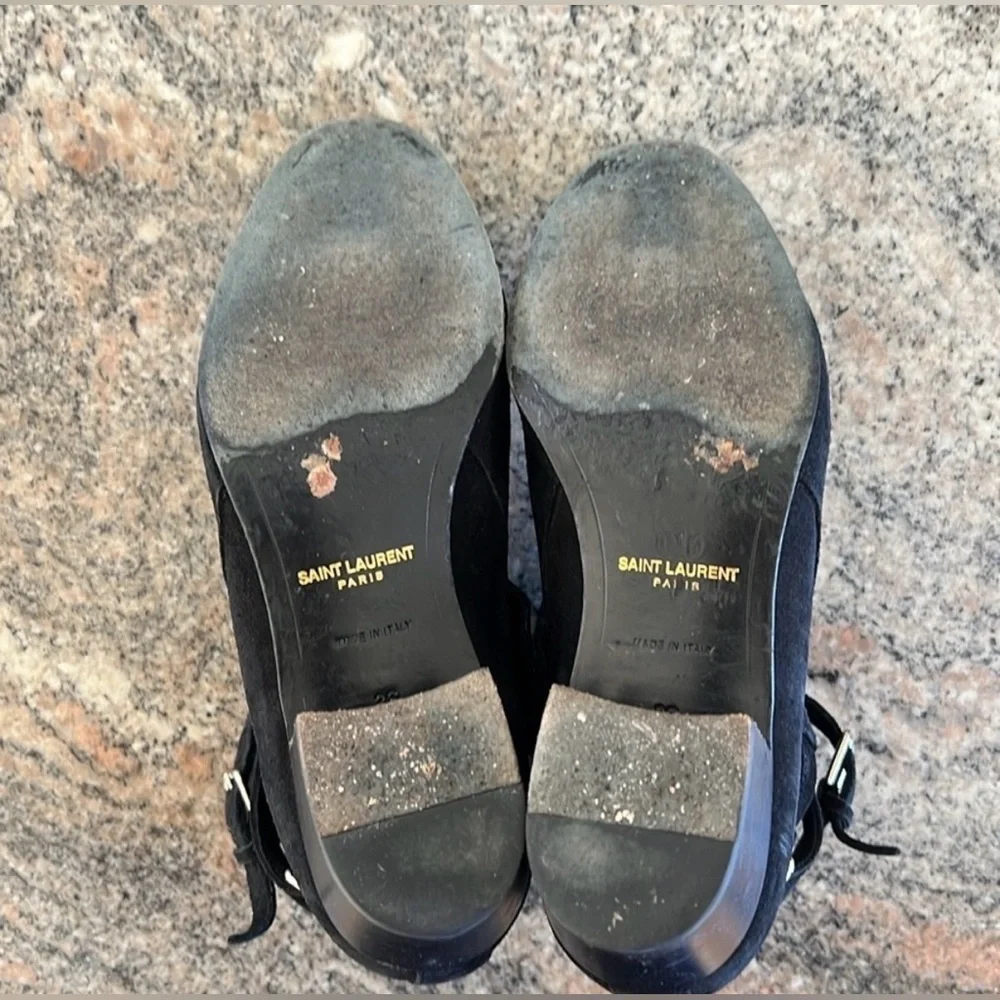Yves Saint Laurent Black Ankle Boots